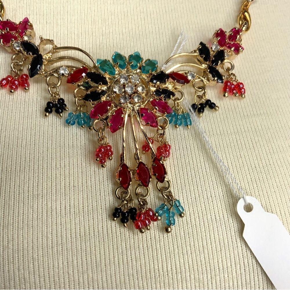 RHINESTONE adjustable cord, interchangeable necklace - Picture 8 of 11